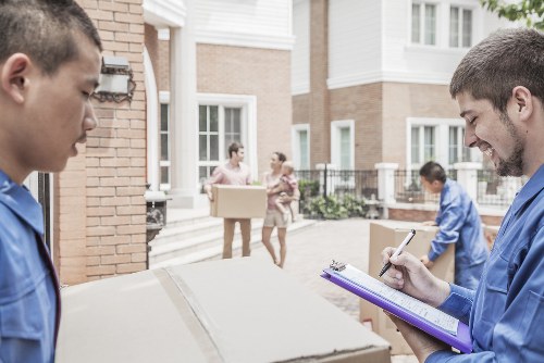 Professional movers handling office relocation in Croydon
