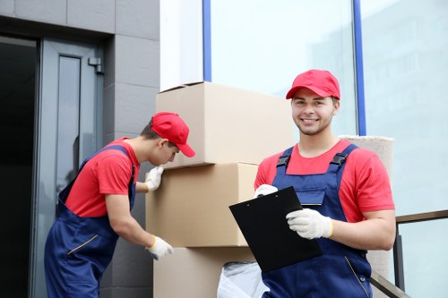 Efficient packing and transporting office equipment